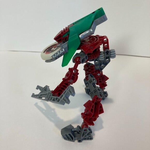 LEGO Bionicle Vahki 8614 Nuurakhu Red Figure With Disc and Manual - Picture 4 of 9